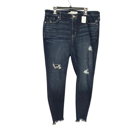 Lane Bryant Signature Fit Skinny Jeans Mid-Rise Flex Magic Waistband Size 18 - Picture 1 of 8